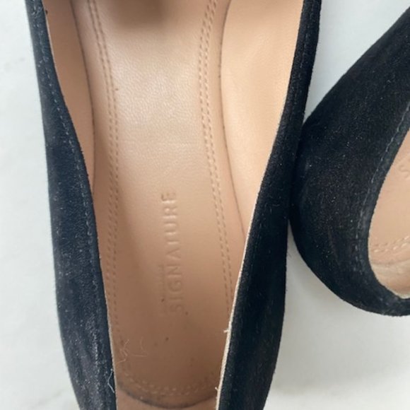 NORDSTROM Signature Black Suede Loafers - Picture 4 of 5